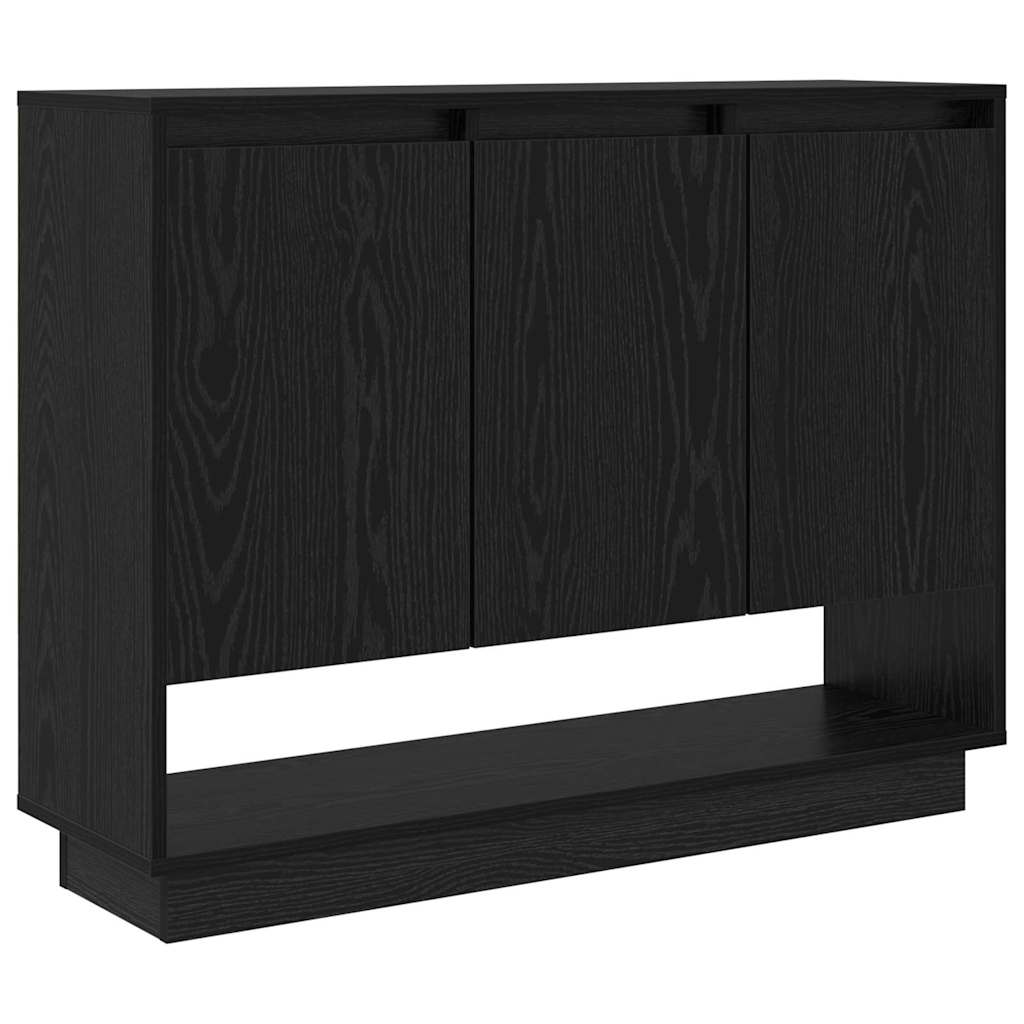 Aparador - Mueble de almacenamiento 97 Negro/ Madera
