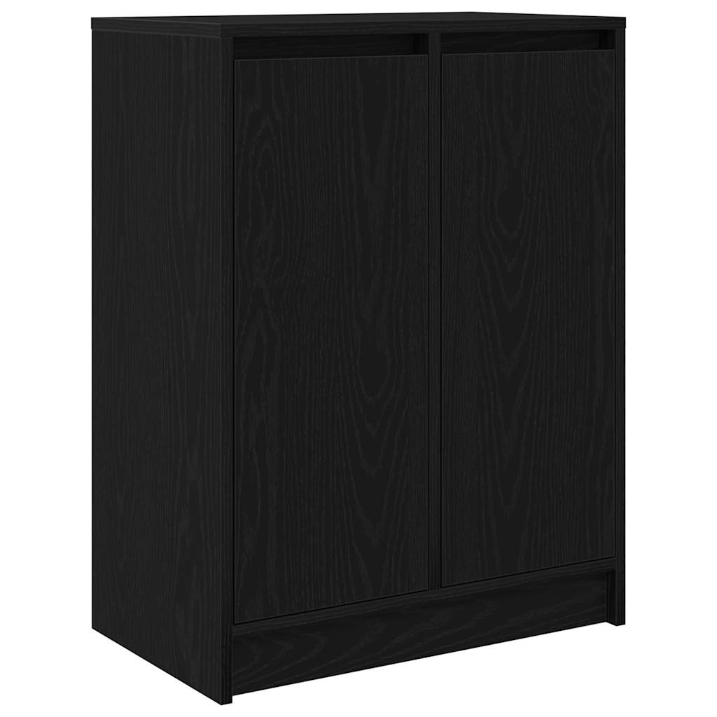 Aparador - Mueble de almacenamiento 57 Negro/ Madera