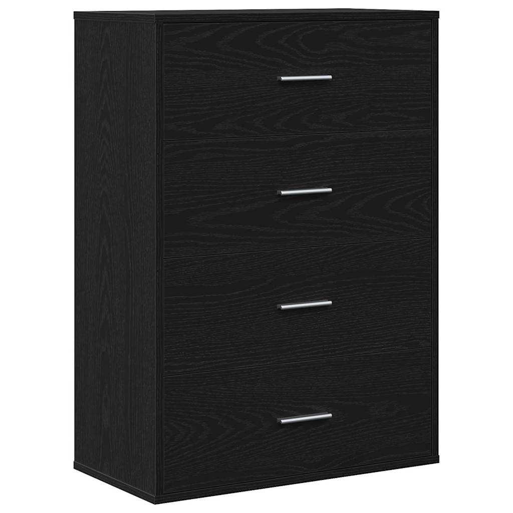 Aparador - Mueble de almacenamiento 60 Negro/ Madera