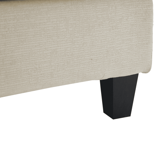Sofá de 3 lugares 194x118x81 cm - Lateral, cama, linho, sala e quarto - Bege