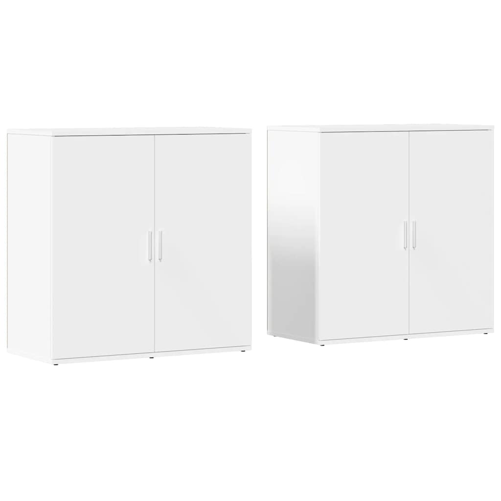 Aparador - Mueble de almacenamiento 2 uds 79 Blanco