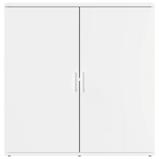 Aparadores - Bufetes - Móveis de apoio 2 pcs 79x38x80 cm derivados de madeira branco pt5265