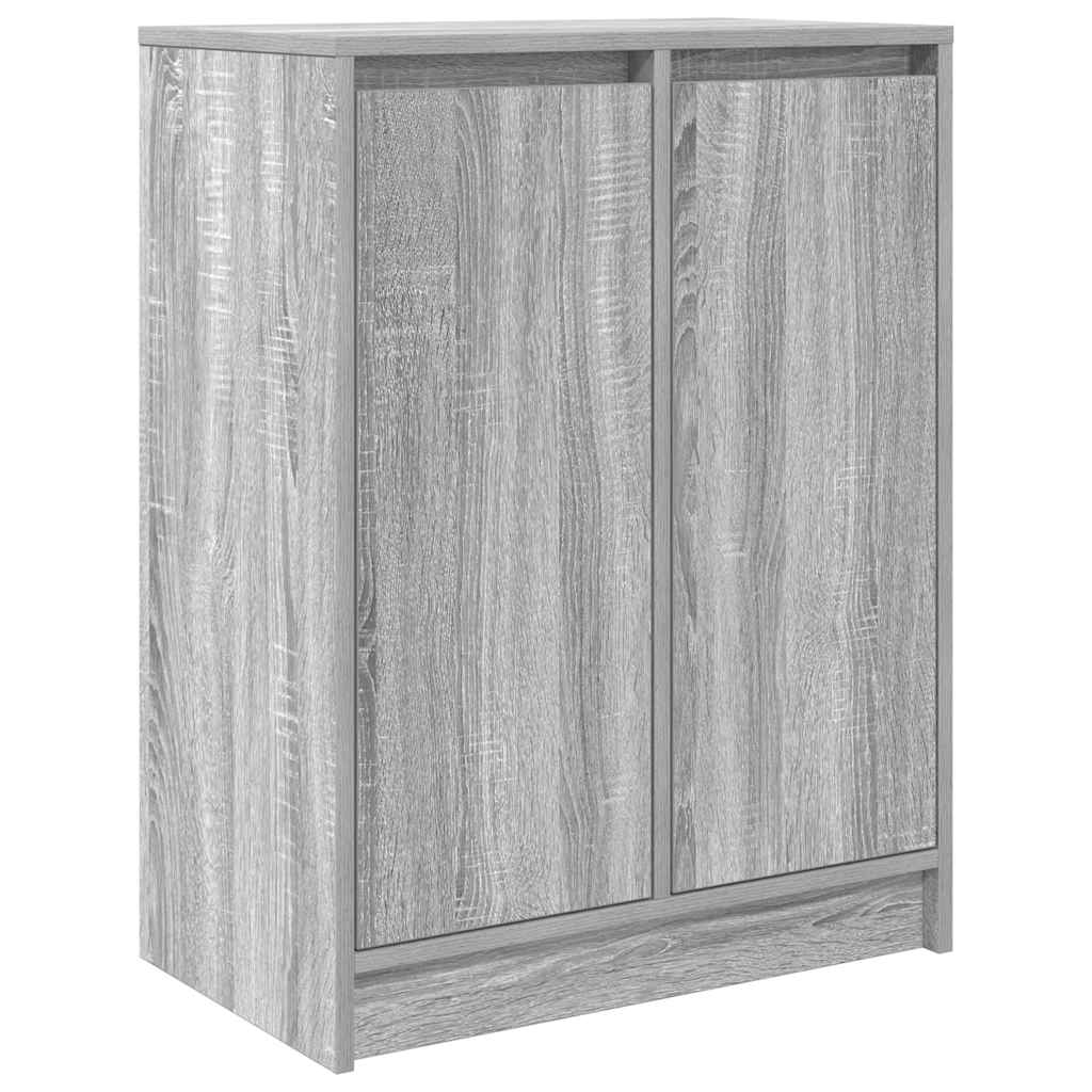 Aparador - Mueble de almacenamiento 57 Roble/ Gris