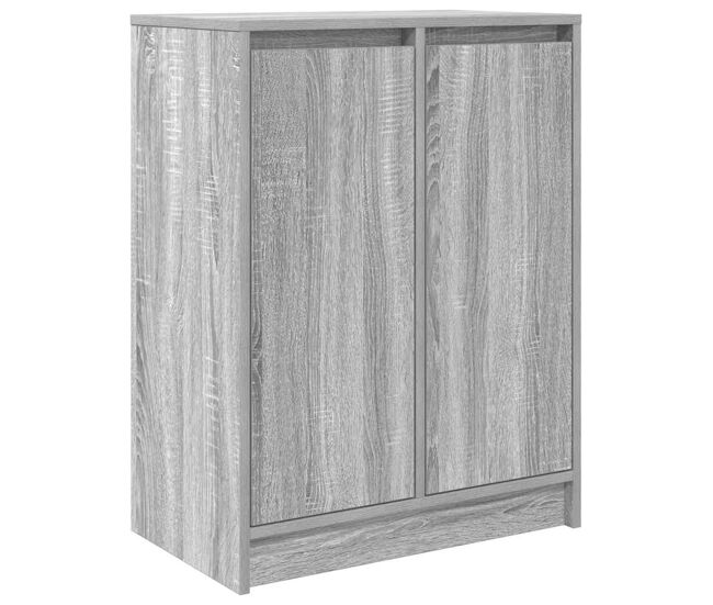 Aparador - mueble de almacenamiento sonoma gris 57x34x76 cm madera de ingeniería es5067
