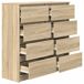 Aparador - Mueble de almacenamiento 100 Aparador - Mueble de almacenamiento 100 Blanco