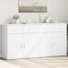 Aparador - Mueble de almacenamiento 2 uds 79 Aparador - Mueble de almacenamiento 2 uds 79 Blanco