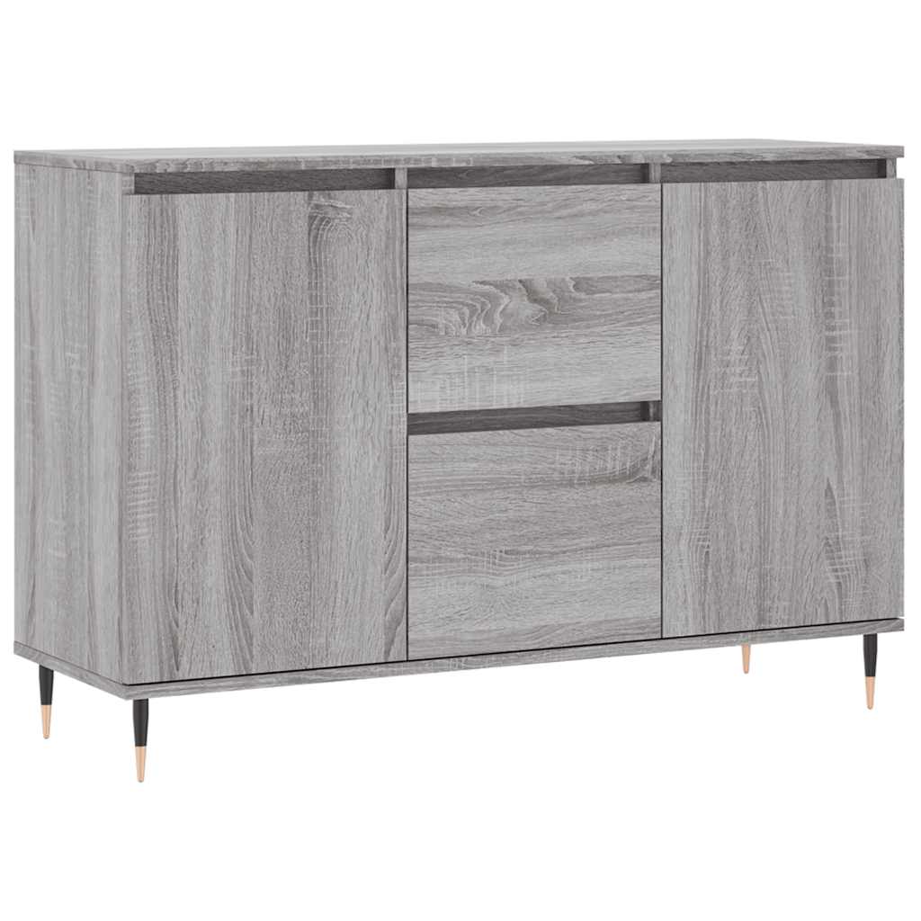 Aparador - Mueble de almacenamiento 101 Roble/ Gris