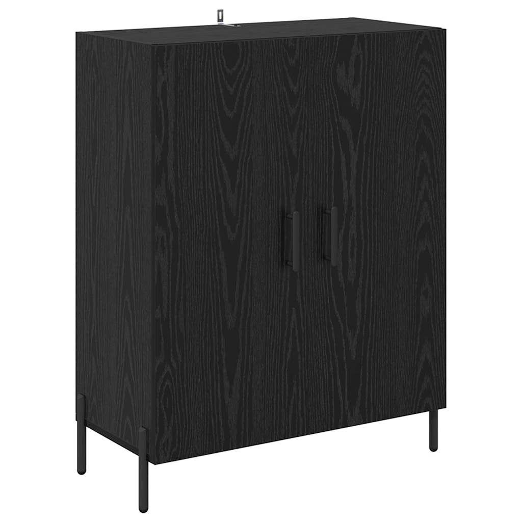 Aparador - Mueble de almacenamiento 69 Negro/ Madera