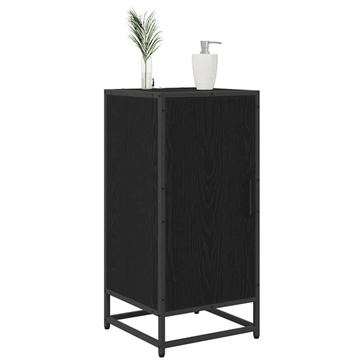 Bufete - Móvei de apoio Carvalho Preto 35,5 x 35 x 76 cm pt4968