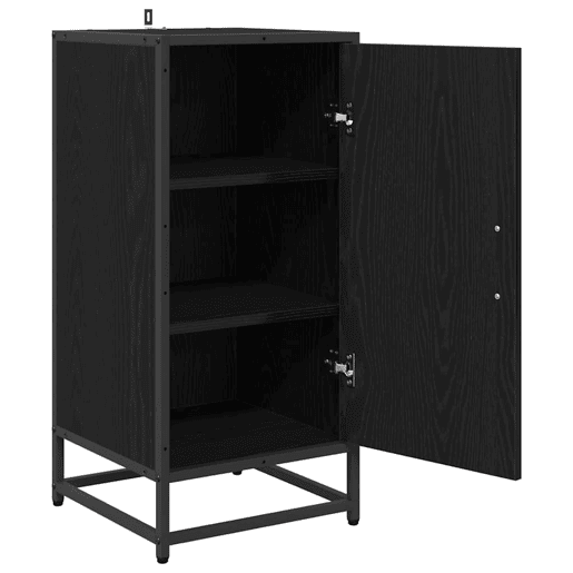 Bufete - Móvei de apoio Carvalho Preto 35,5 x 35 x 76 cm pt4968