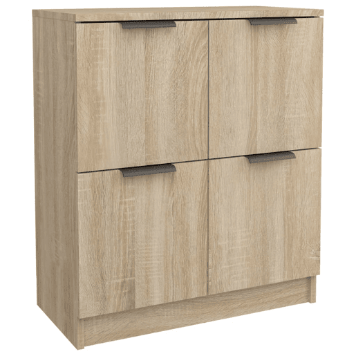 Aparadores - Bufetes - Móveis de apoio 2 pcs 60x30x70 cm madeira processada carvalho sonoma pt5163