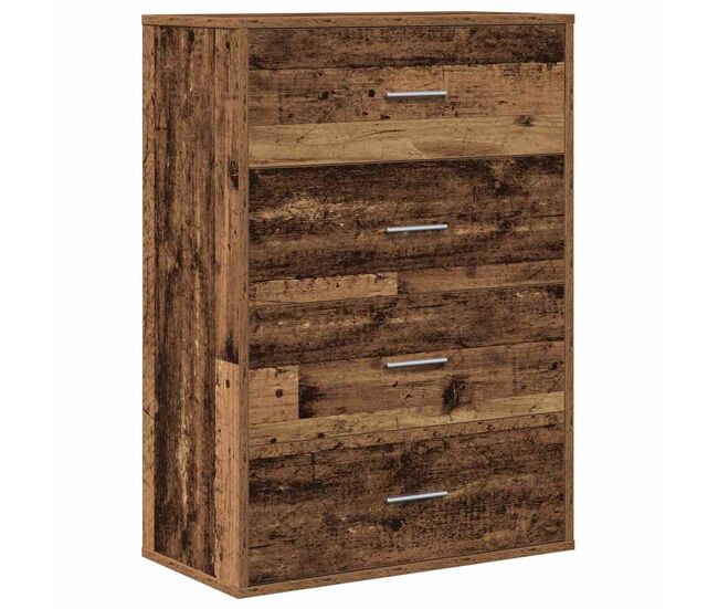 Aparador - mueble de almacenamiento madera vieja 60 x 31 x 84 cm madera de ingeniería es4700