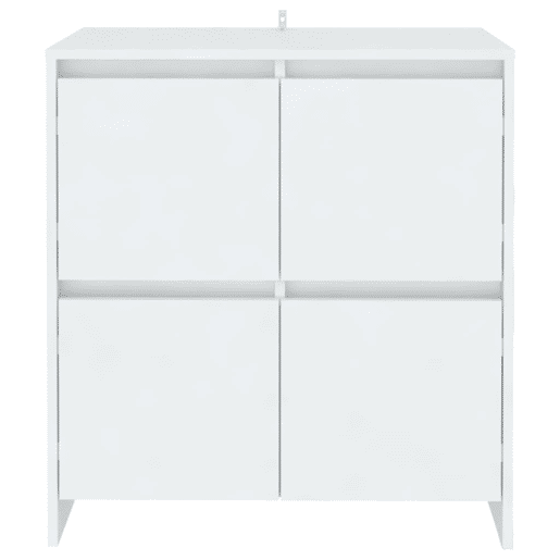 Aparadores - Bufetes - Móveis de apoio 2 pcs 70x41x75 cm derivados de madeira branco pt5261