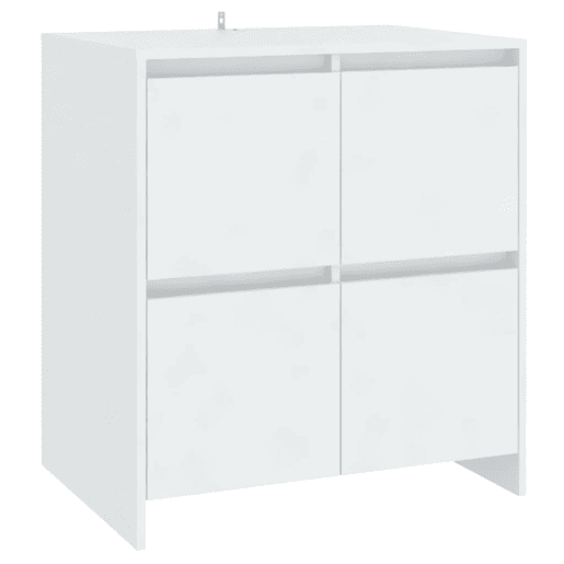 Aparadores - Bufetes - Móveis de apoio 2 pcs 70x41x75 cm derivados de madeira branco pt5261