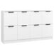 Aparador - Mueble de almacenamiento 2 uds 60 Aparador - Mueble de almacenamiento 2 uds 60 Blanco