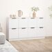 Aparador - Mueble de almacenamiento 2 uds 60 Aparador - Mueble de almacenamiento 2 uds 60 Blanco