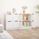 Aparador - Mueble de almacenamiento 2 uds 60 Aparador - Mueble de almacenamiento 2 uds 60 Blanco