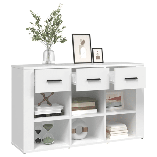 Aparador - Bufete - Móvei de apoio 100x30x59,5 cm derivados de madeira branco pt2441