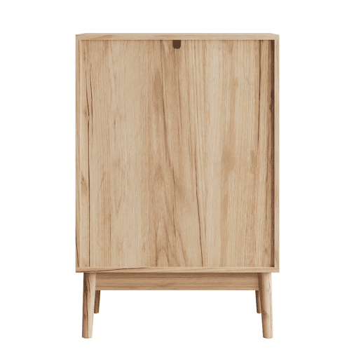 Cômoda com 4 gavetas - Armário moderno de madeira para sala, quarto e corredor - Carvalho