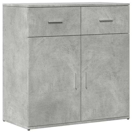 Aparadores - Bufetes - Móveis de apoio 2 pcs 79x38x80 cm derivados madeira cinzento cimento pt5191