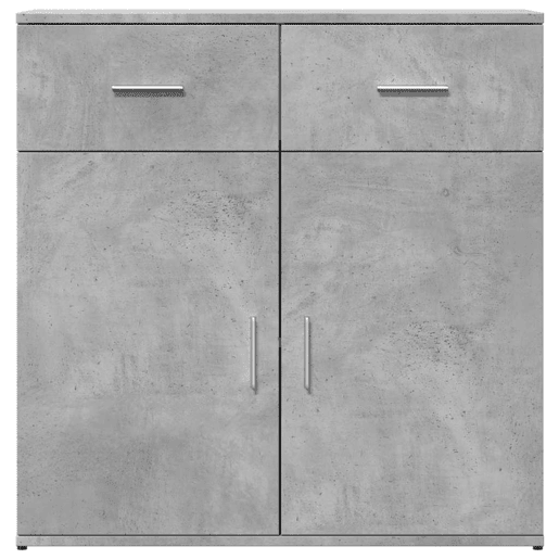 Aparadores - Bufetes - Móveis de apoio 2 pcs 79x38x80 cm derivados madeira cinzento cimento pt5191