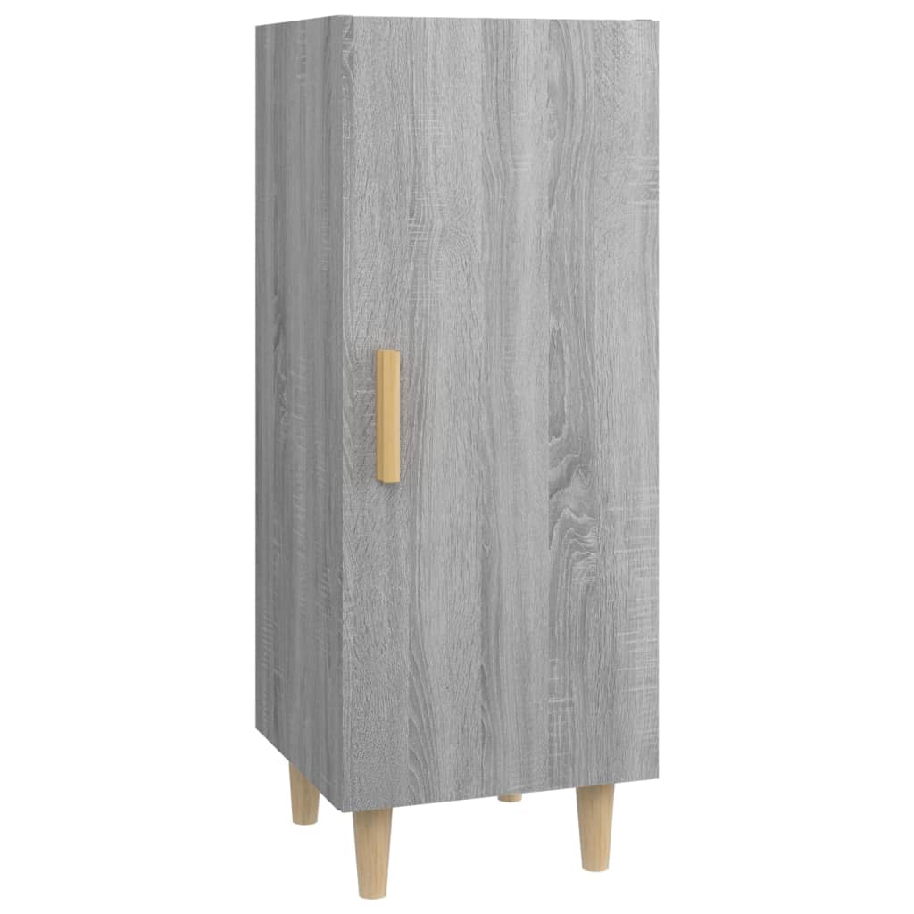 Aparador - Mueble de almacenamiento 34 Roble/ Gris
