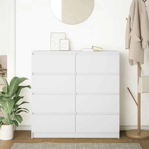 Aparador - Bufete - Móvei de apoio 100x35x99 cm derivados de madeira branco pt1654