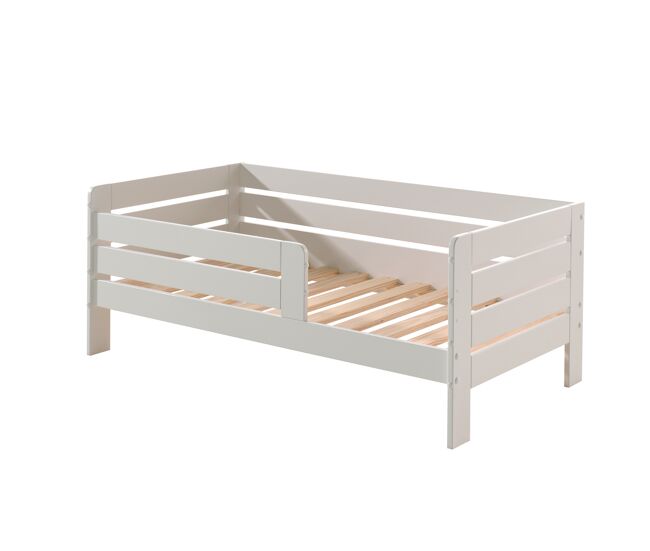 Cama individual infantil toddler 76x144x56 blanco