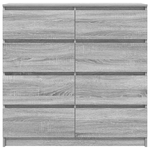 Aparador - Bufete - Móvei de apoio 100x35x99 cm derivados de madeira cinzento sonoma pt3