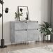 Aparador - Mueble de almacenamiento 2 uds 40 Aparador - Mueble de almacenamiento 2 uds 40 Blanco Brillo