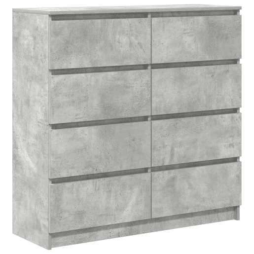 Aparador - Bufete - Móvei de apoio 100x35x99 cm derivados de madeira cinzento cimento pt3268