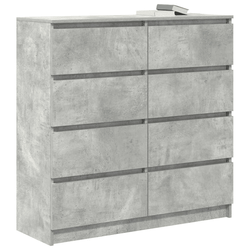 Aparador - Bufete - Móvei de apoio 100x35x99 cm derivados de madeira cinzento cimento pt3268
