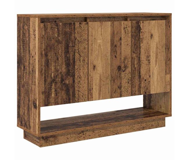 Aparador - mueble de almacenamiento madera vieja 97 x 29 x 75 cm madera de ingeniería es4737