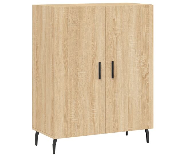 Aparador - mueble de almacenamiento de madera de ingeniería roble sonoma 69,5x34x90 cm es3759