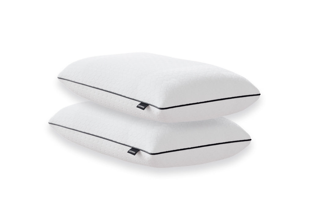 Juego de 2 almohadas cervicales budwing sora ajustables con funda lavable e hipoalergénica