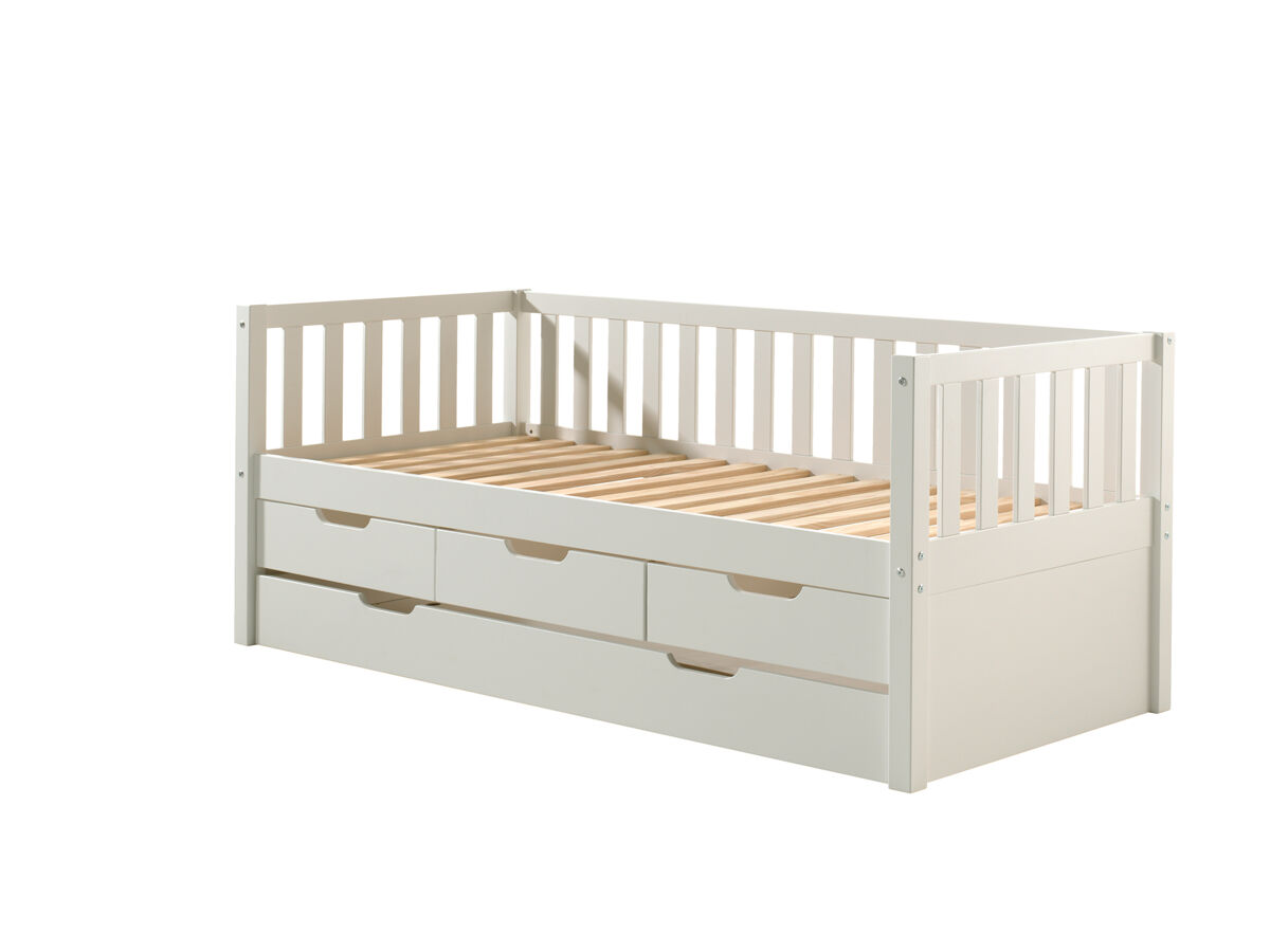 Cama individual infantil fritz 99x212x86 blanco