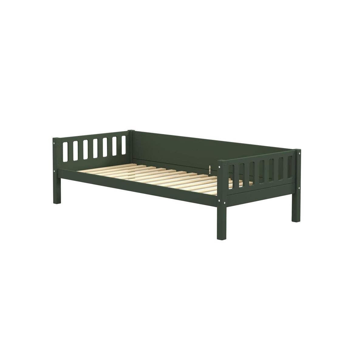 Cama individual infantil viggo 208x98x61 verde