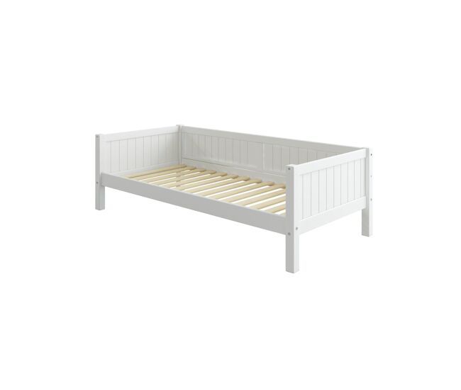 Cama individual infantil nordic romantic 209x99x65 blanco