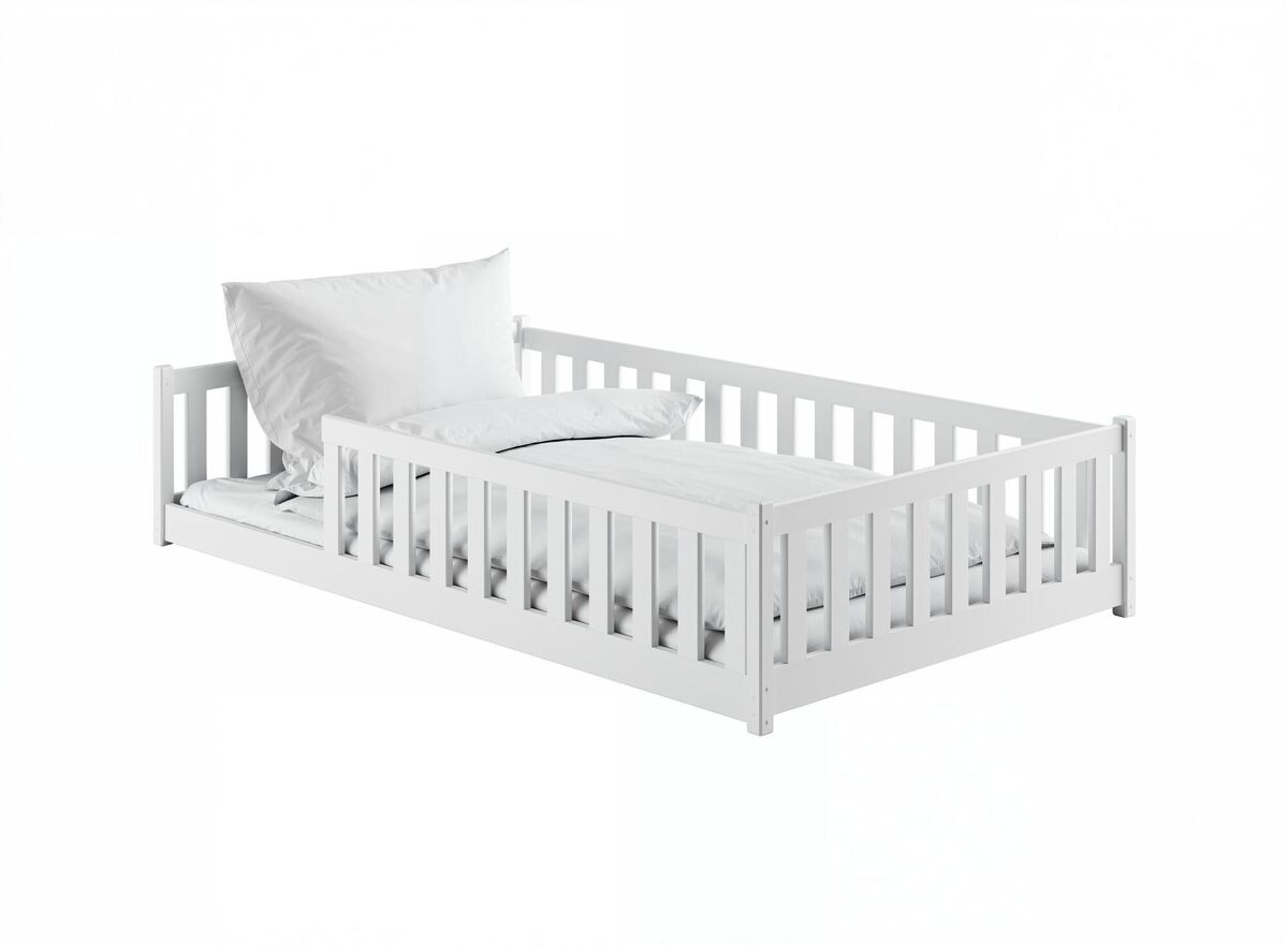 Cama individual infantil otis 126x208x45 blanco