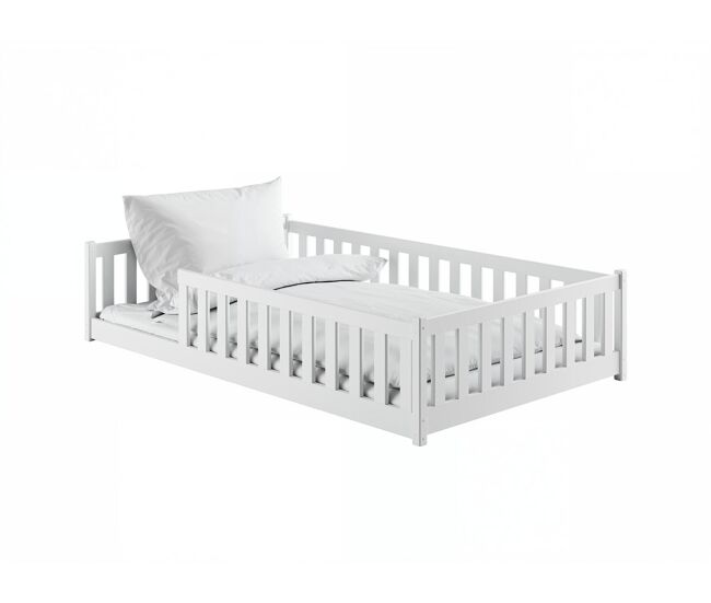 Cama individual infantil otis 126x208x45 blanco
