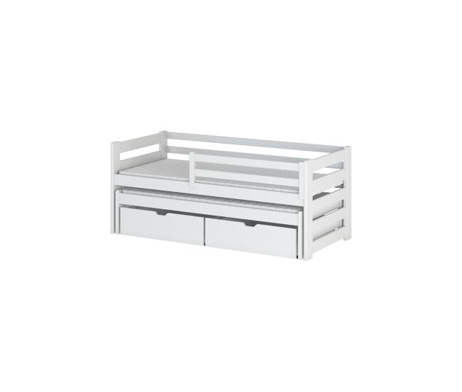 Cama individual infantil senso 96x208x78 blanco