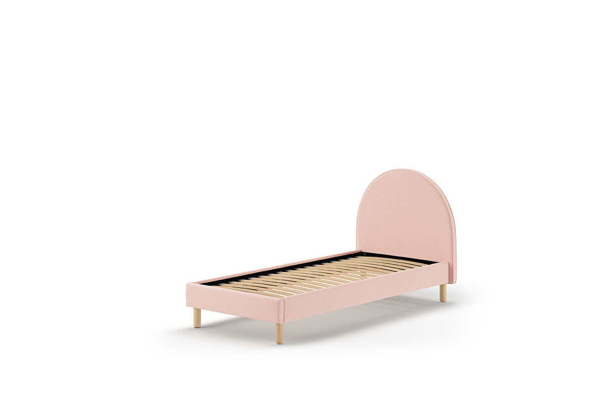 Cama individual infantil moon 97x212x107 rosa