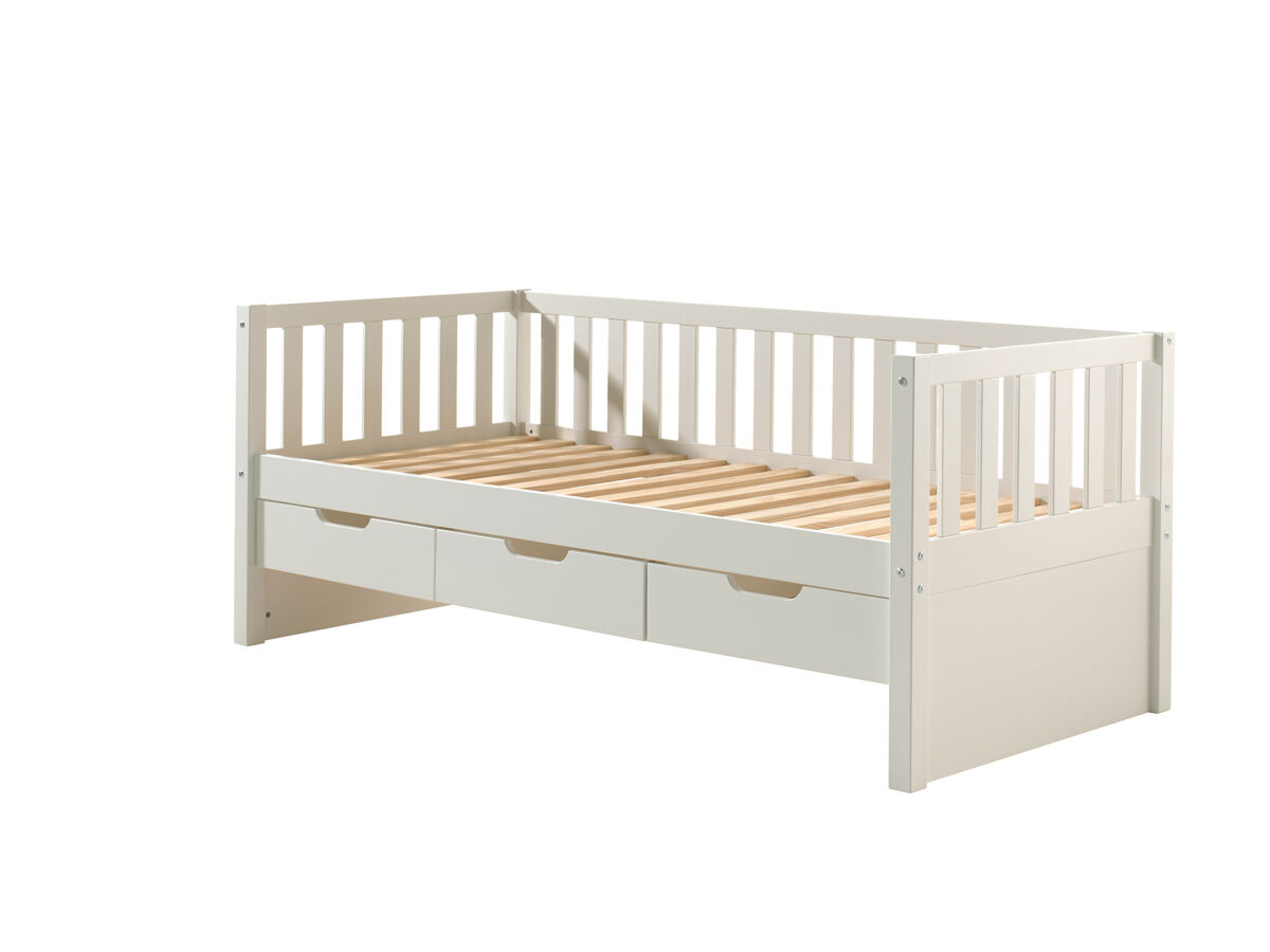 Cama individual infantil fritz 99x212x86 blanco