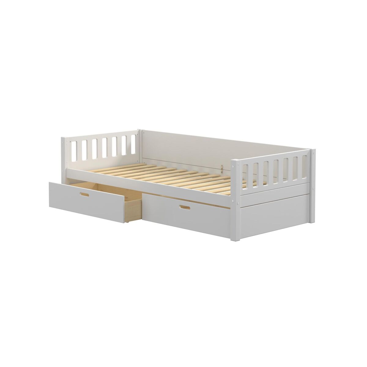 Cama individual infantil viggo 208x98x61 blanco