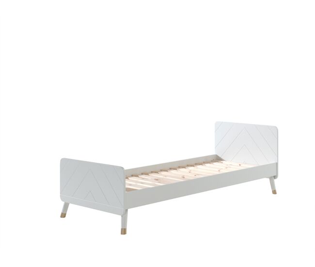 Cama individual infantil billy 95x204x74 blanco