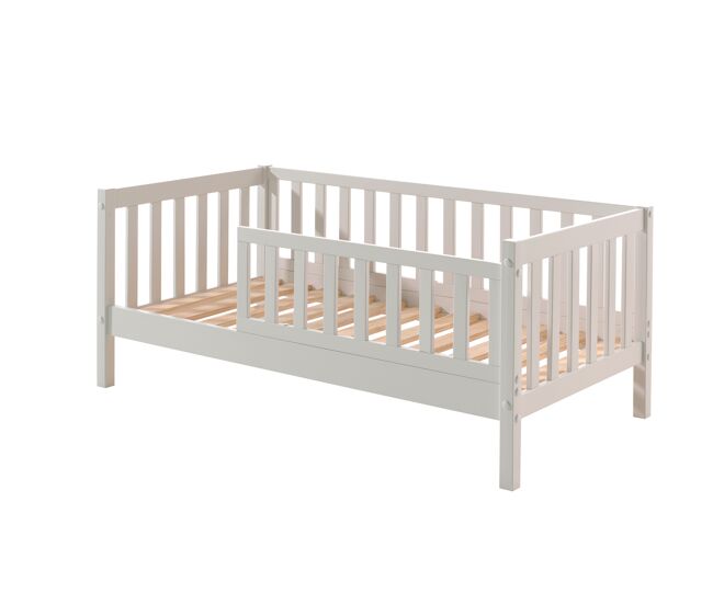 Cama individual infantil toddler 76x148x60 blanco