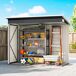 Caseta de Jardín Acero Galvanizado Outsunny Caseta de Jardín Acero Galvanizado Outsunny Gris