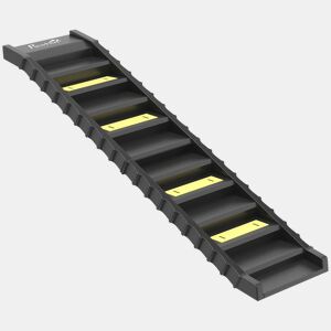 PawHut Rampa para Cães Dobrável 154 cm Rampa para Cães para Carro e Cama Alta com 10 Degraus Antideslizantes Leve e Resistente Suporta até 68 kg para Sofá Preto