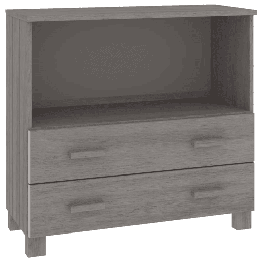 Aparador - Bufete - Móvei de apoio HAMAR 85x35x80 cm pinho maciço cinza-claro pt4113