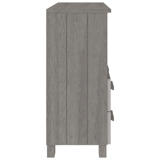 Aparador - Bufete - Móvei de apoio HAMAR 85x35x80 cm pinho maciço cinza-claro pt4113